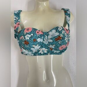 😍Floral Bustier Top